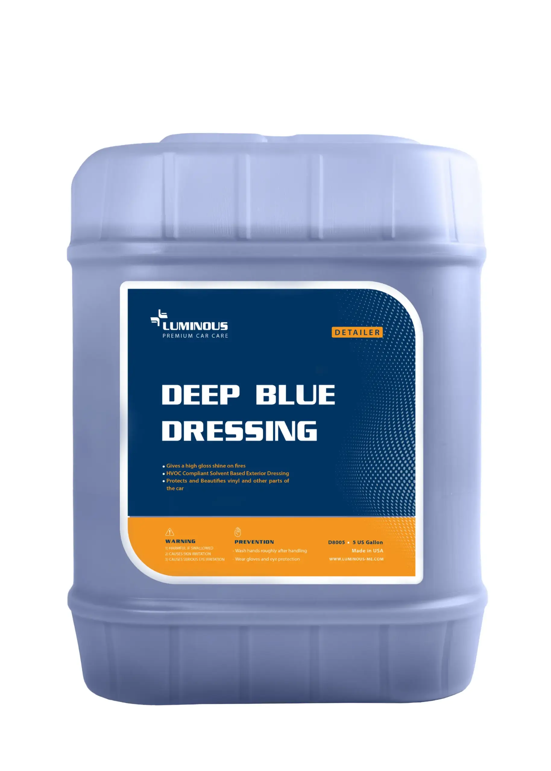 Deep blue dressing