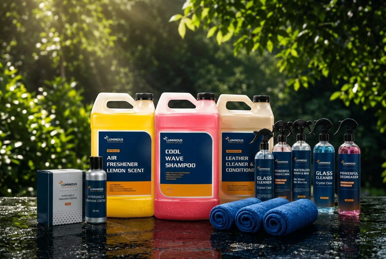 Luminous Eco-Friendly Car Care Products